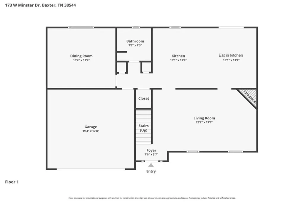 173 W Minster Drive Baxter TN 38544