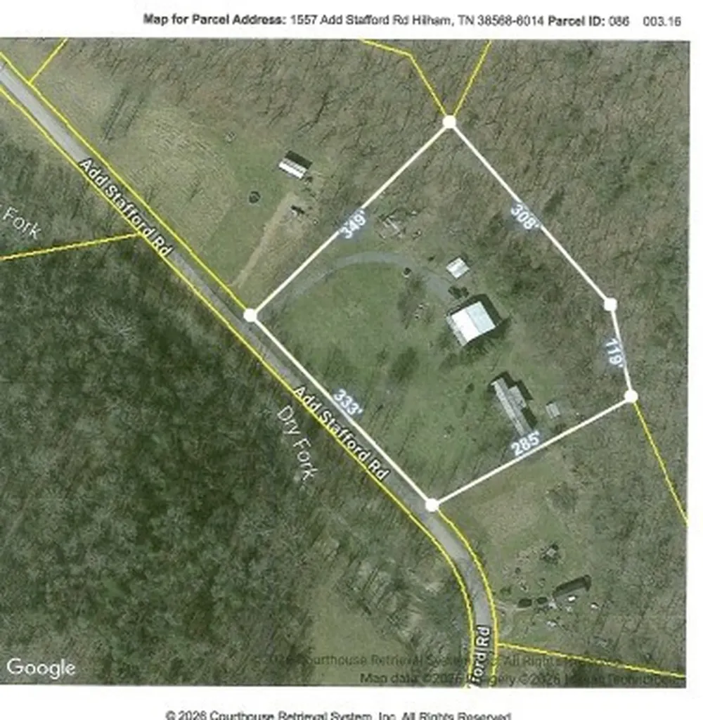 1505 Add Stafford Road Hilham TN 38568