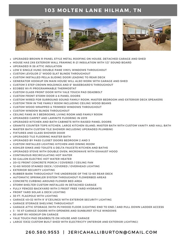 103 Molten Lane Hilham TN 38568