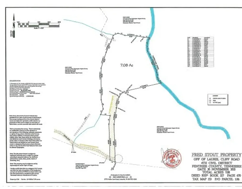 7.08AC Hollow Creek Lane Clarkrange TN 38553