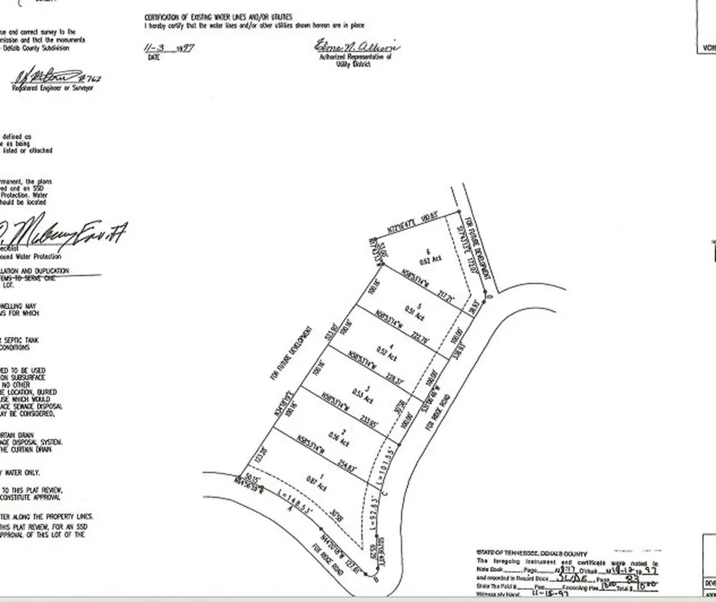Lots 4&5 Fox Hill Road Baxter TN 38544