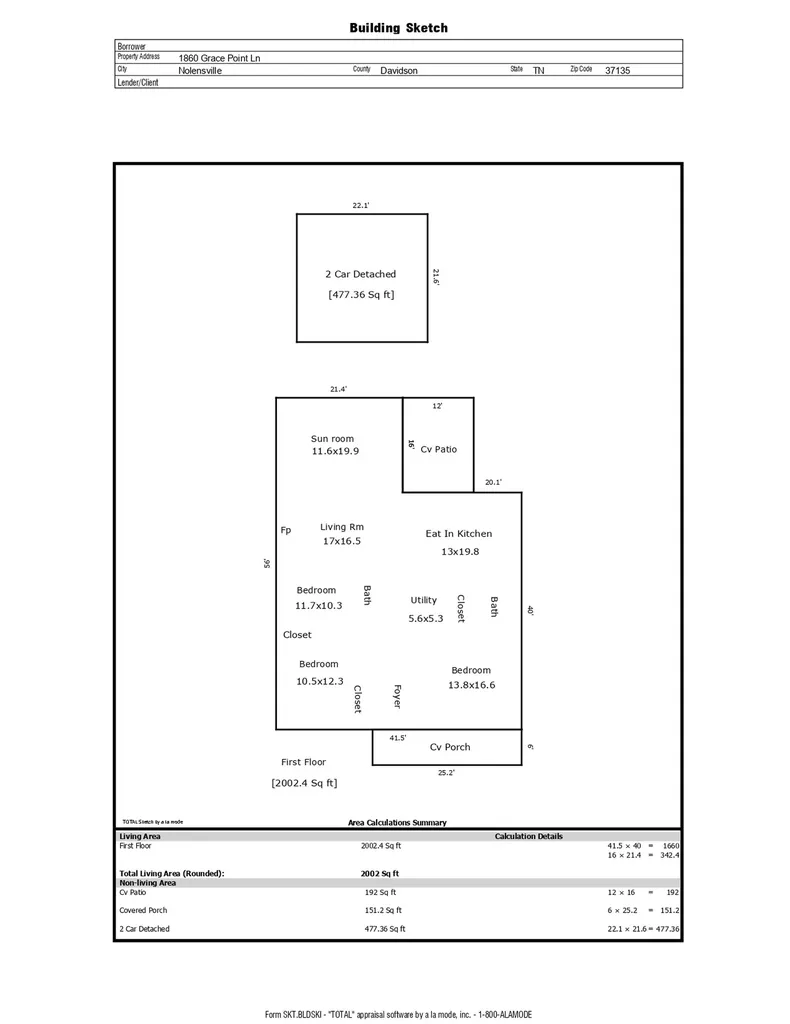 1860 Grace Point Lane Nolensville TN 37135