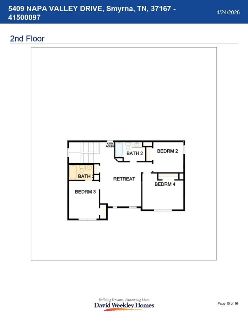 5409 Napa Valley Drive Smyrna TN 37167