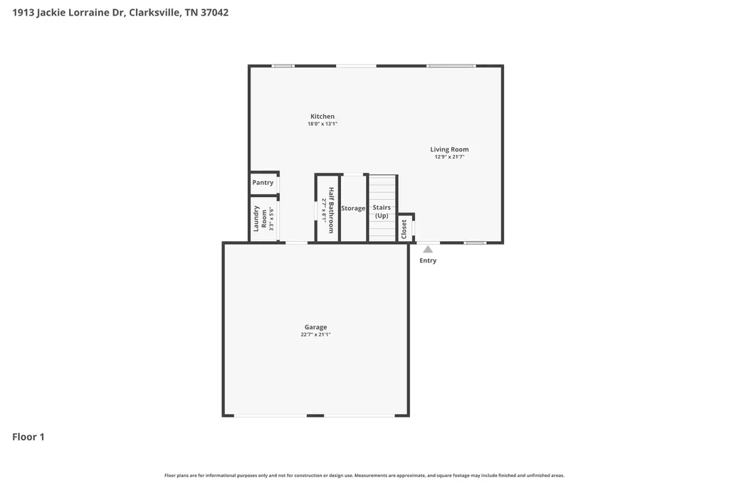 1913 Jackie Lorraine Drive Clarksville TN 37042
