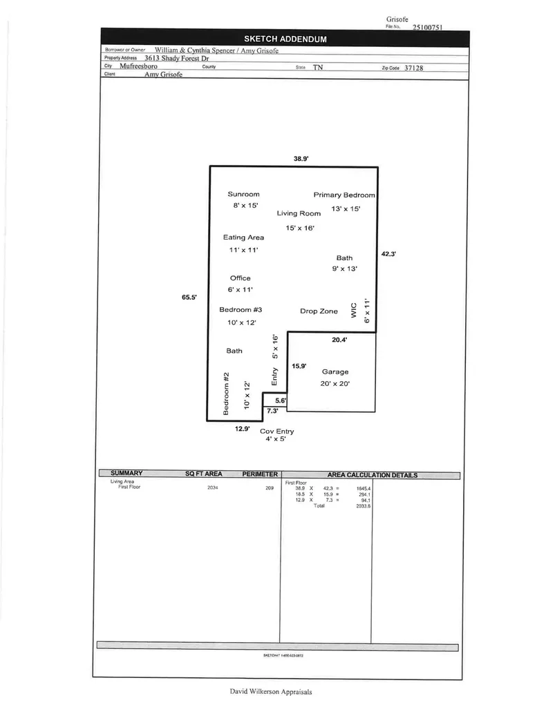 3613 Shady Forest Drive Murfreesboro TN 37128