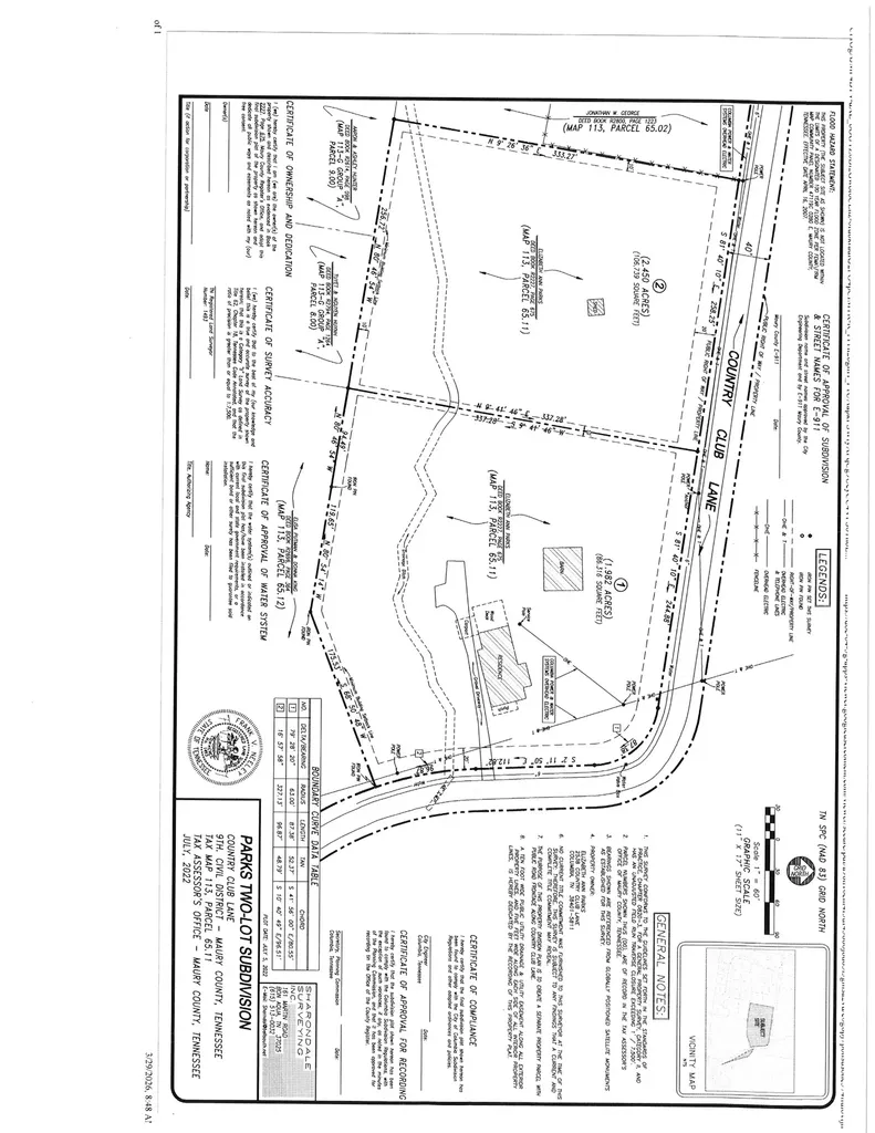 0 Country Club Lane Columbia TN 38401