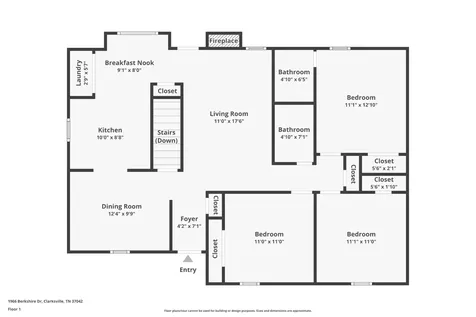 1966 Berkshire Drive Clarksville TN 37042