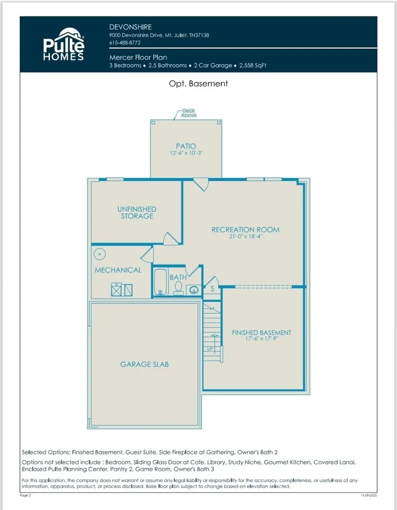 1193 Sydney Terrace Mount Juliet TN 37122
