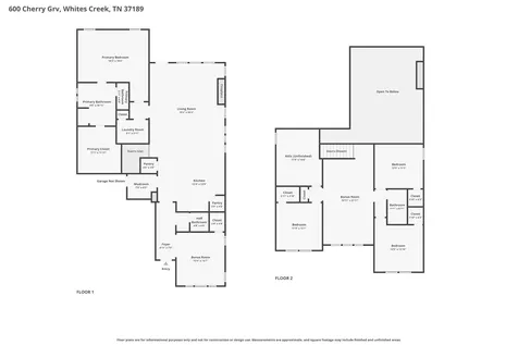 600 Cherry Grove Point Whites Creek TN 37189