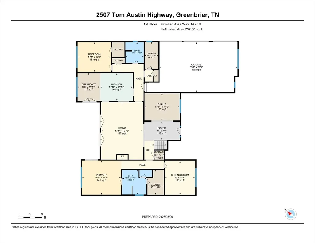 2507 Tom Austin Highway Greenbrier TN 37073