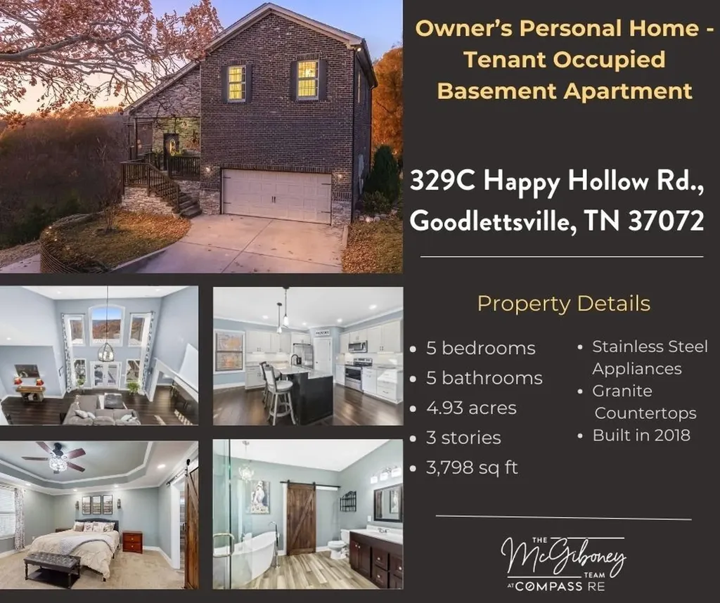 329 Happy Hollow Road Goodlettsville TN 37072