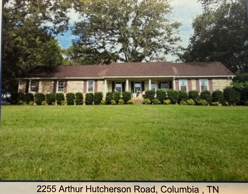 2255 Arthur Hutcherson Road Columbia TN 38401