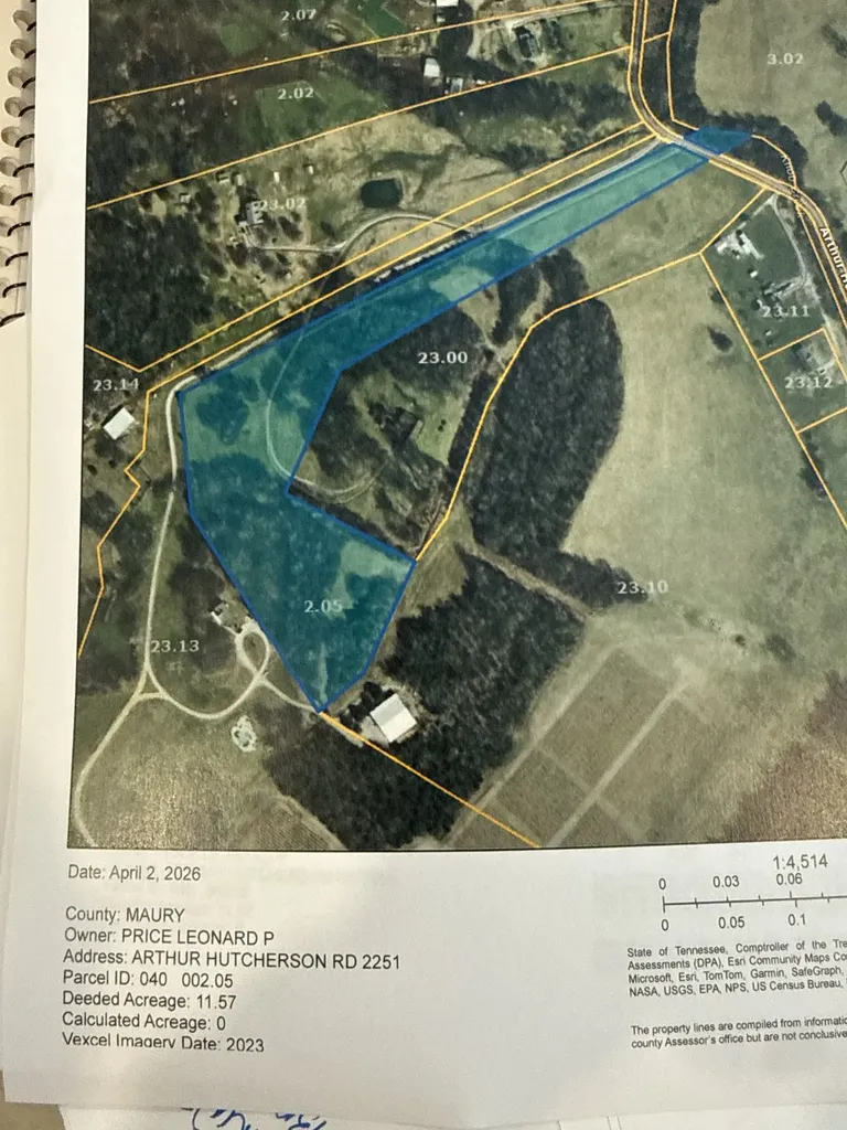 2255 Arthur Hutcherson Road Columbia TN 38401