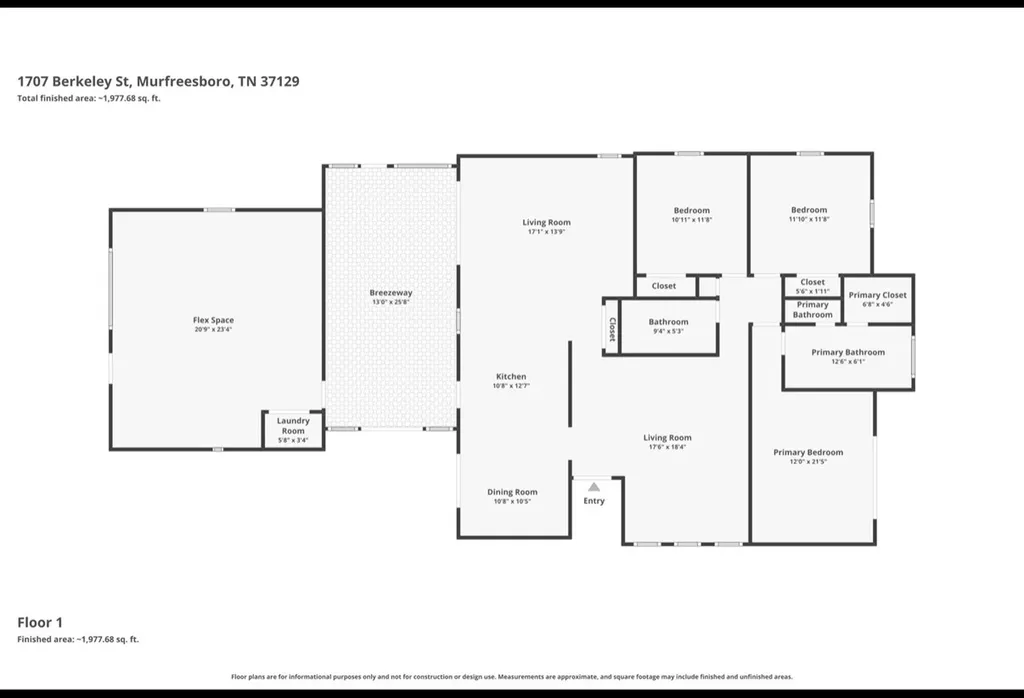 1707 Berkeley Street Murfreesboro TN 37129