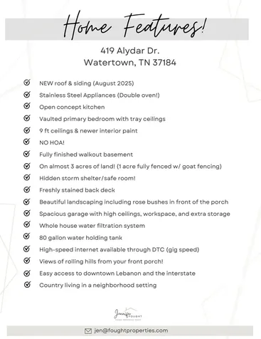 419 Alydar Drive Watertown TN 37184
