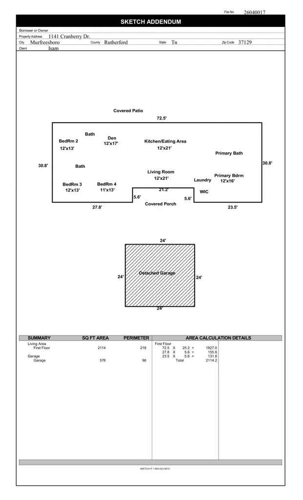 1141 Cranberry Drive Murfreesboro TN 37129