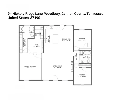 94 Hickory Ridge Lane Woodbury TN 37190