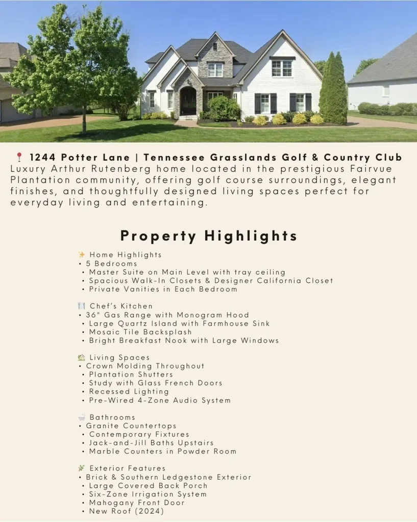 1244 Potter Lane Gallatin TN 37066