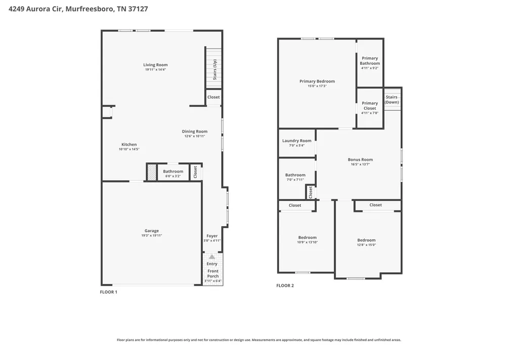 4249 Aurora Circle Murfreesboro TN 37127