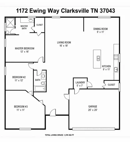 1172 Ewing Way Clarksville TN 37043