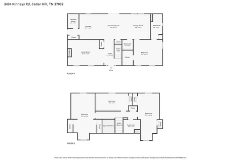 3434 Kinneys Road Cedar Hill TN 37032
