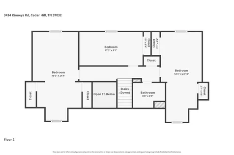 3434 Kinneys Road Cedar Hill TN 37032