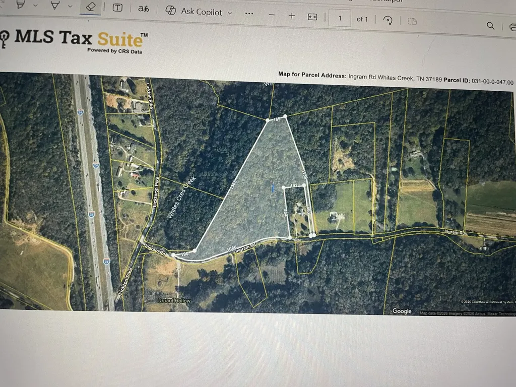 0 Ingram Road Whites Creek TN 37189