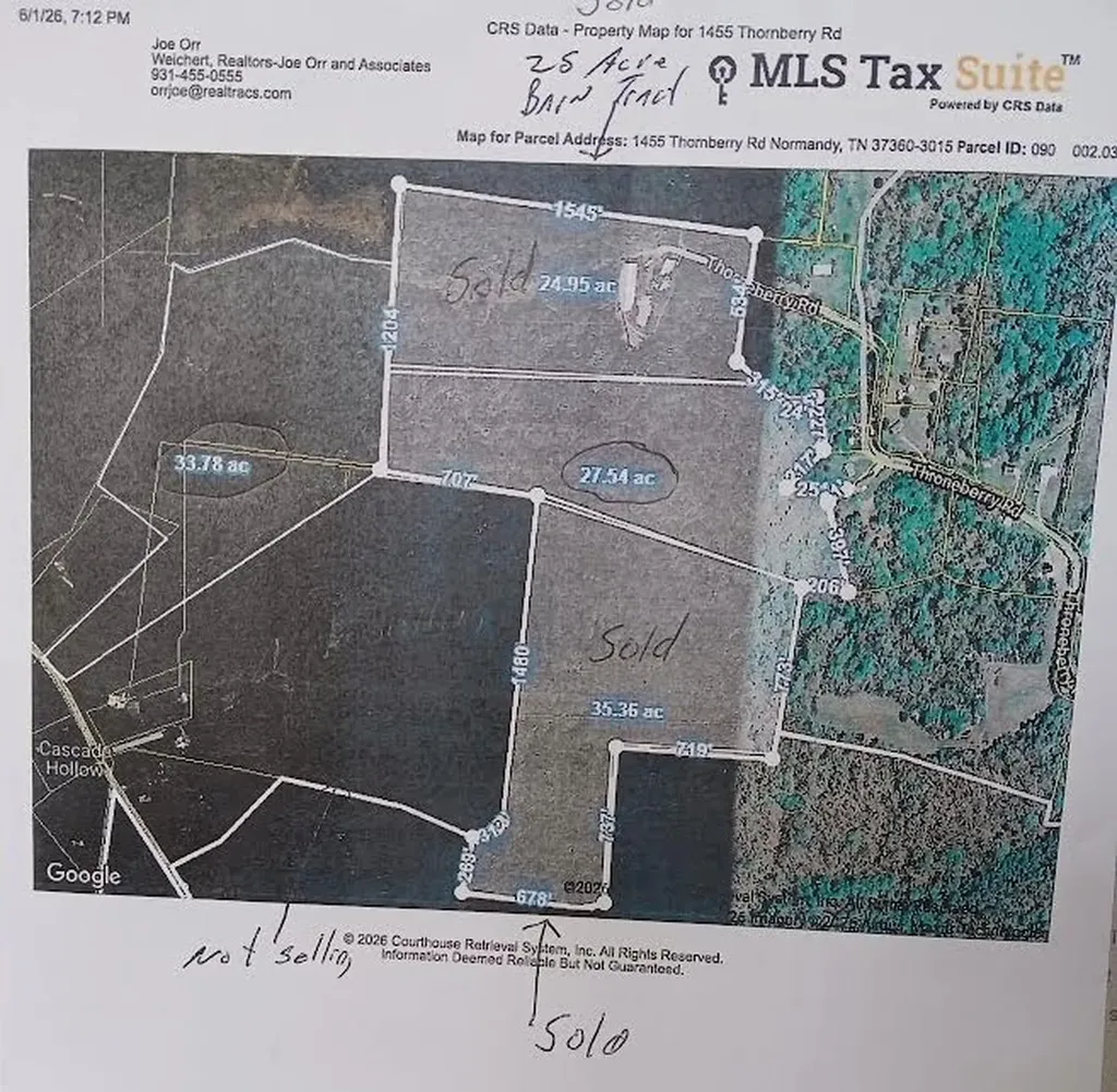 0 Cascade Hollow Road Normandy TN 37360