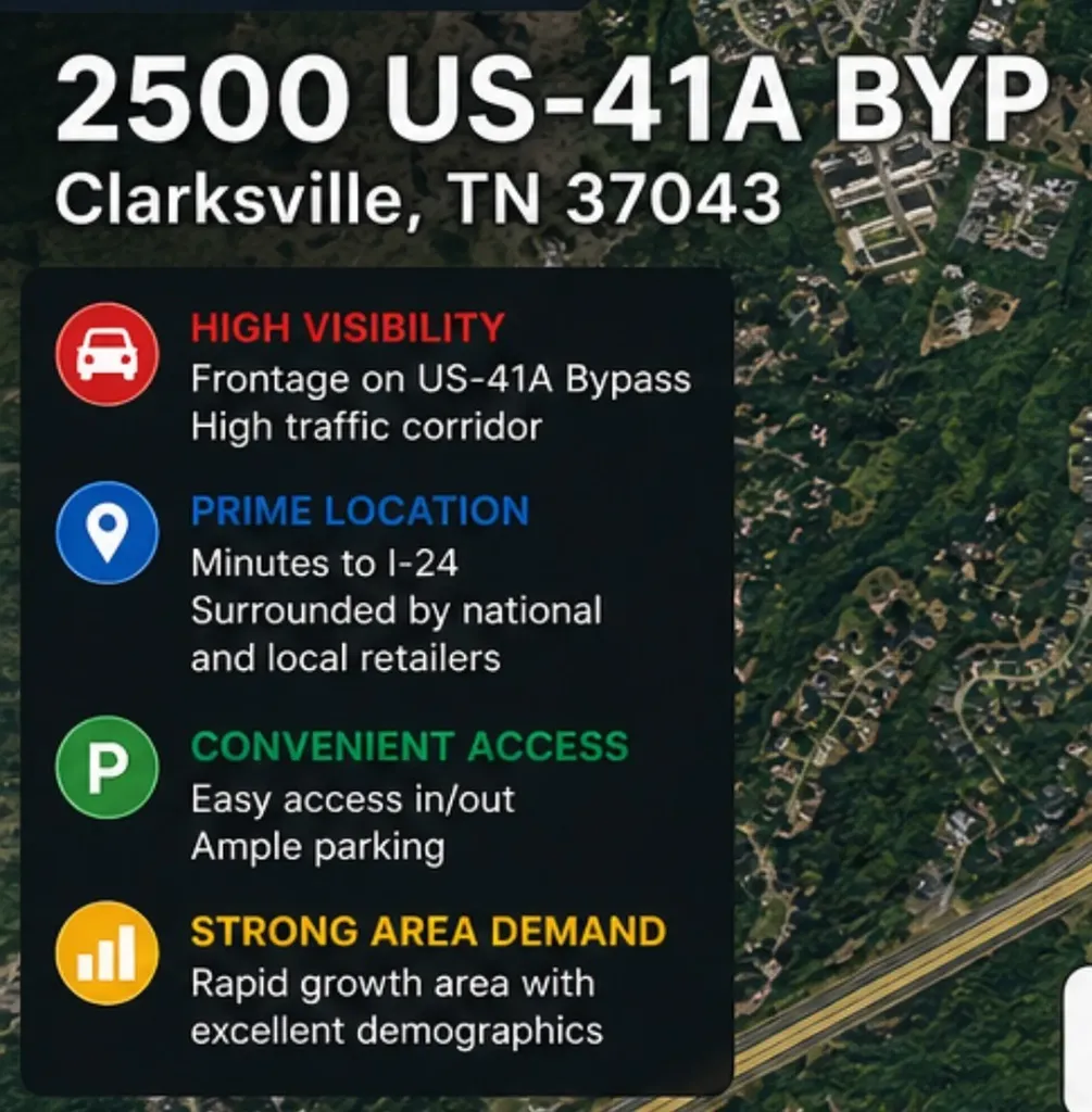 2500 Highway 41a Byp, SW Clarksville TN 37043