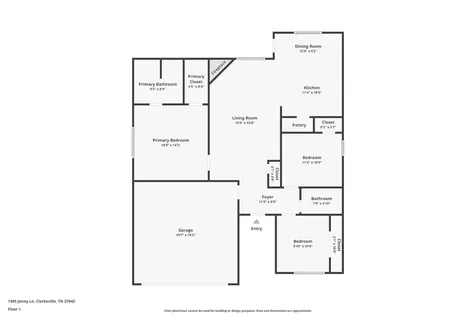 1405 Jenny Lane Clarksville TN 37042