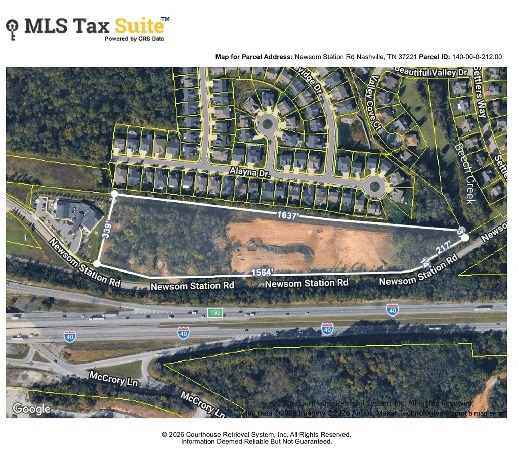 0 Newsom Station Road Nashville TN 37221