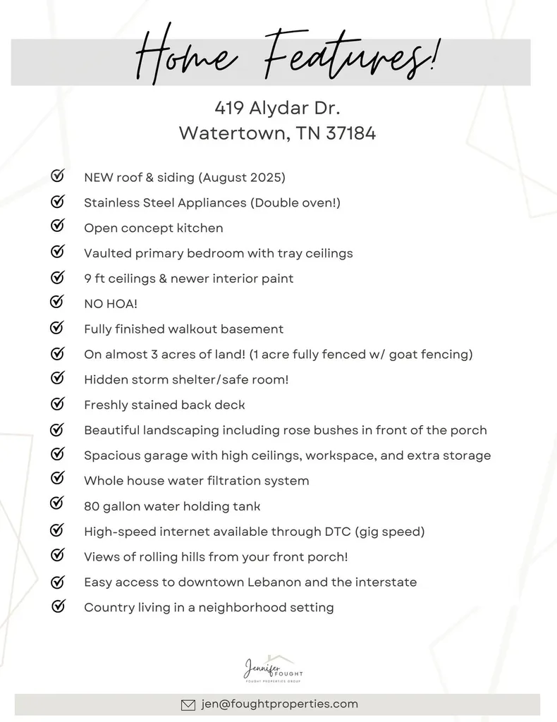 419 Alydar Drive Watertown TN 37184