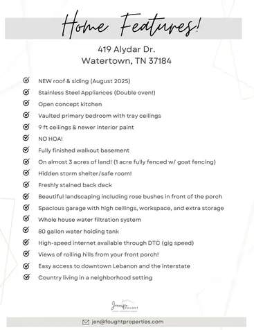 419 Alydar Drive Watertown TN 37184