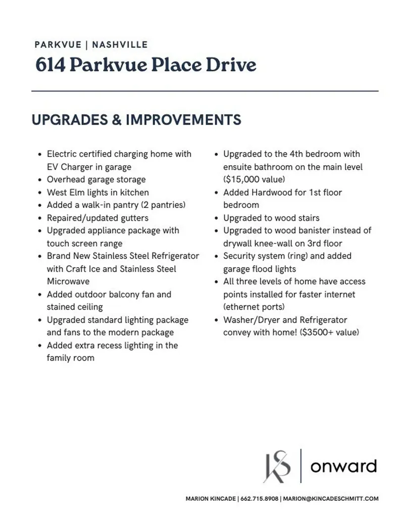 614 Parkvue Place Drive Nashville TN 37221