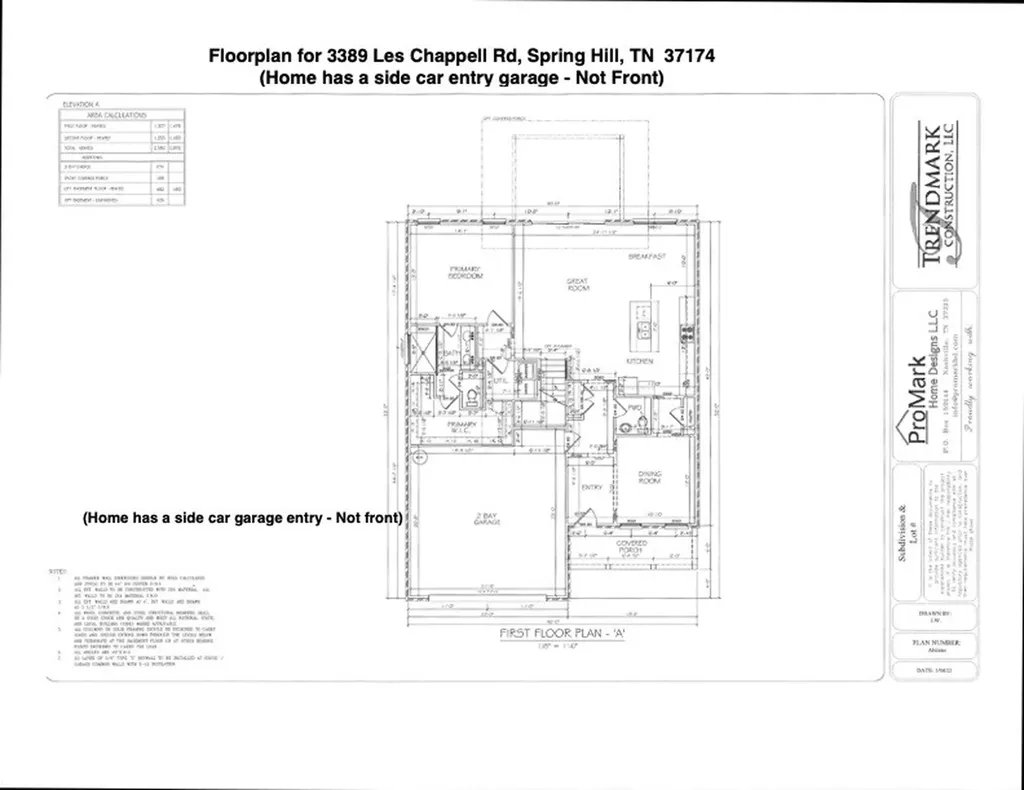 3389 Les Chappell Road Spring Hill TN 37174