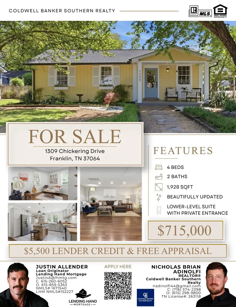 1309 Chickering Drive Franklin TN 37064