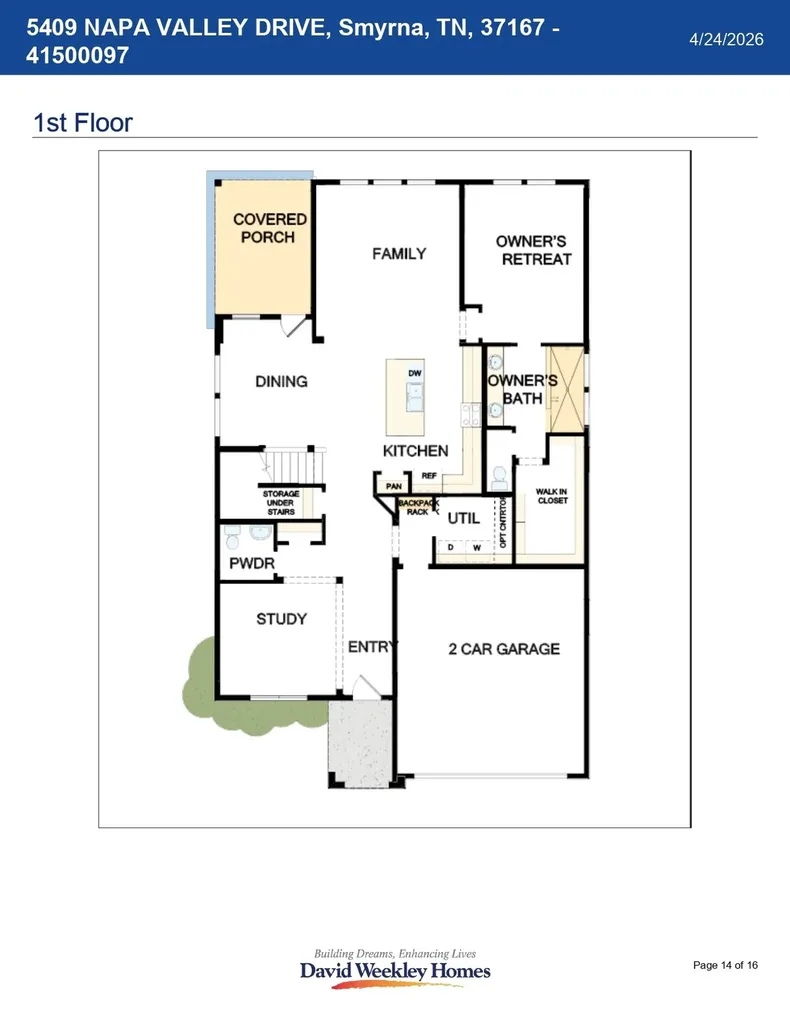 5409 Napa Valley Drive Smyrna TN 37167
