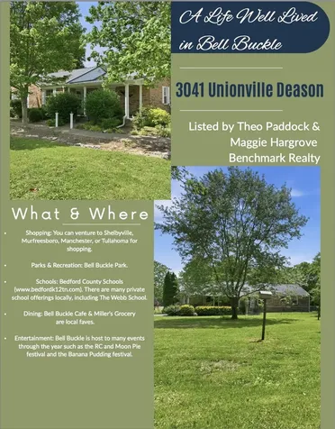 3041 Unionville Deason Road Bell Buckle TN 37020