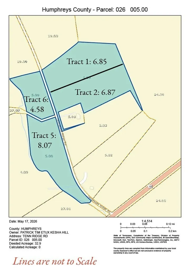 0 Tennessee Ridge Road Waverly TN 37185