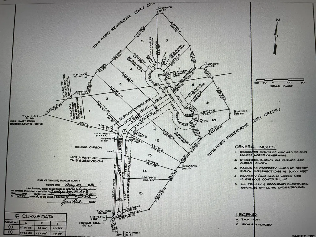 0 Dry Creek Lane Winchester TN 37398