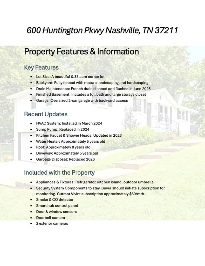 600 Huntington Parkway Nashville TN 37211
