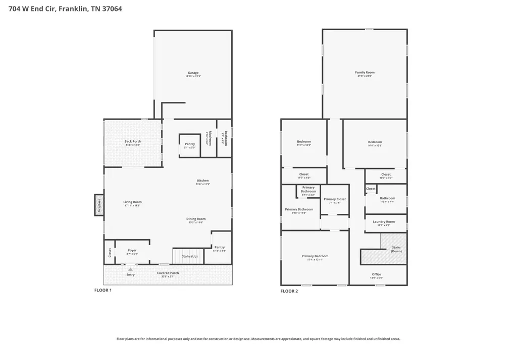 704 W End Circle Franklin TN 37064