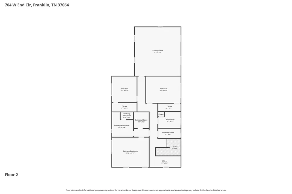 704 W End Circle Franklin TN 37064
