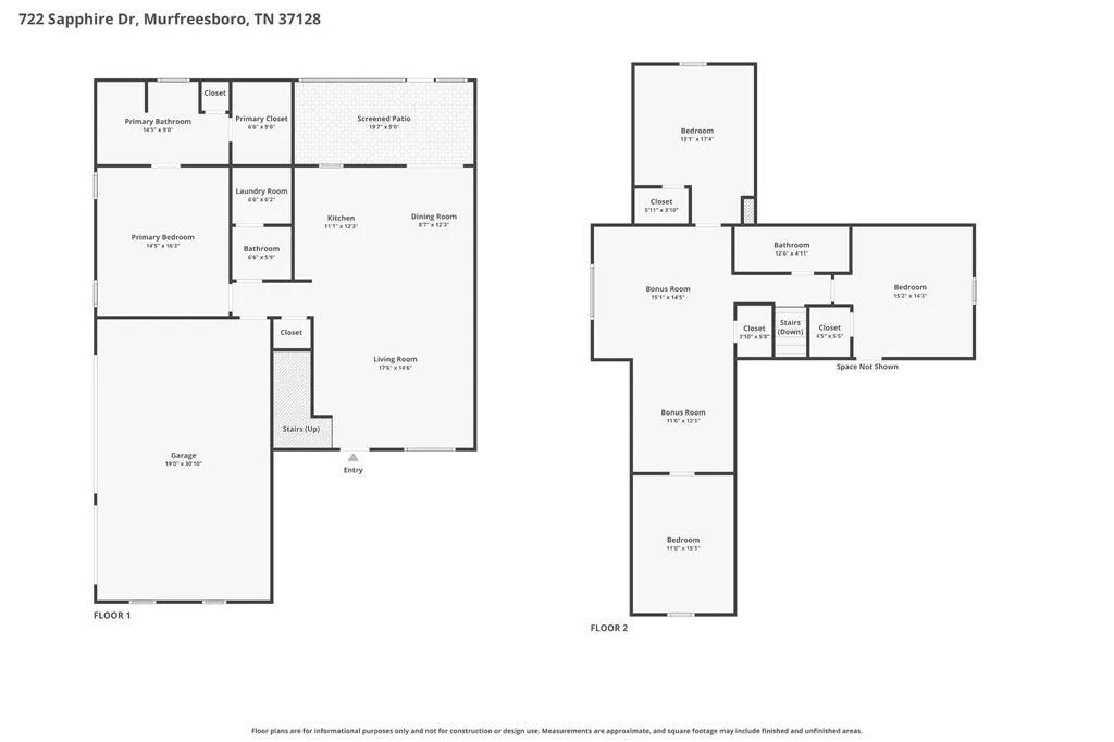 722 Sapphire Drive Murfreesboro TN 37128