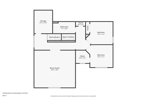 1138 Starhurst Drive Murfreesboro TN 37128
