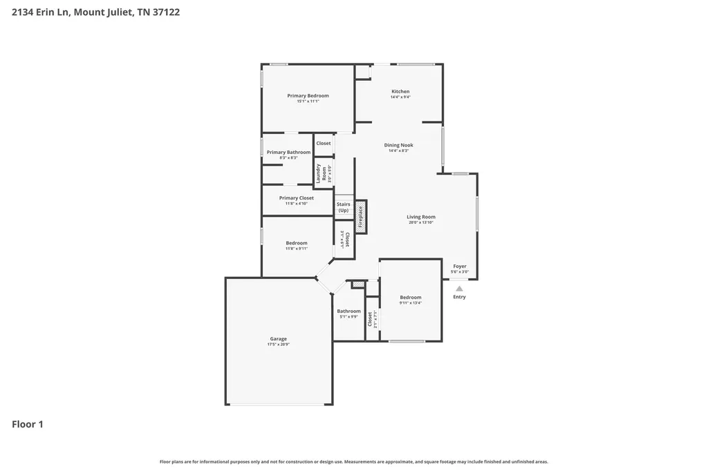 2134 Erin Lane Mount Juliet TN 37122