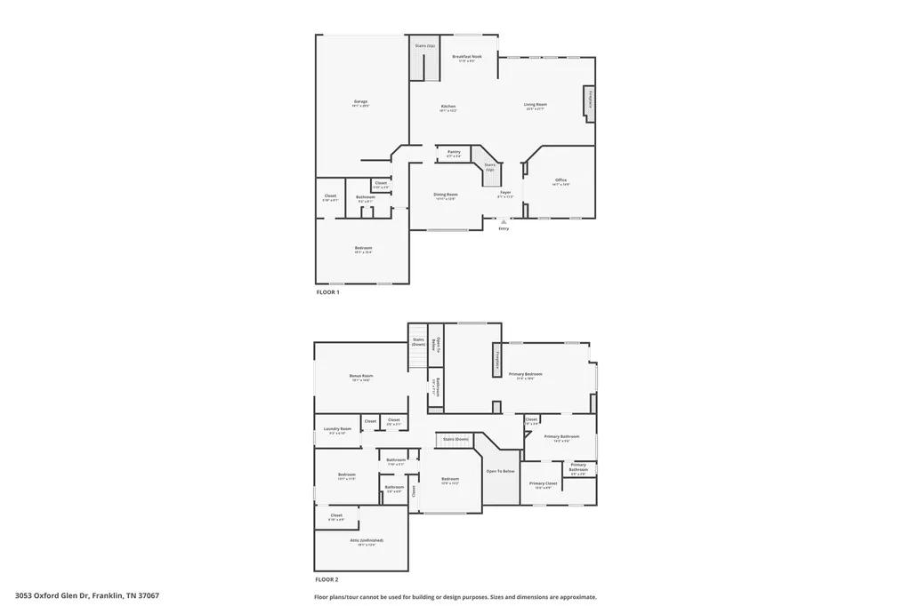 3053 Oxford Glen Drive Franklin TN 37067