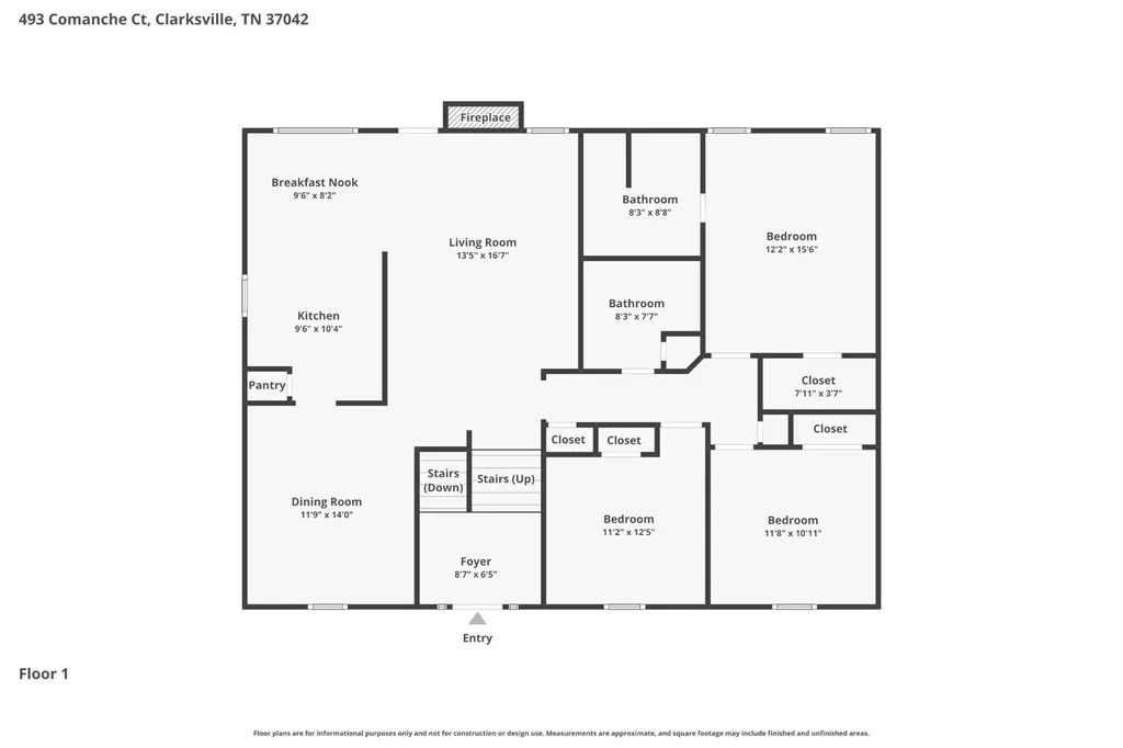 493 Comanche Court Clarksville TN 37042
