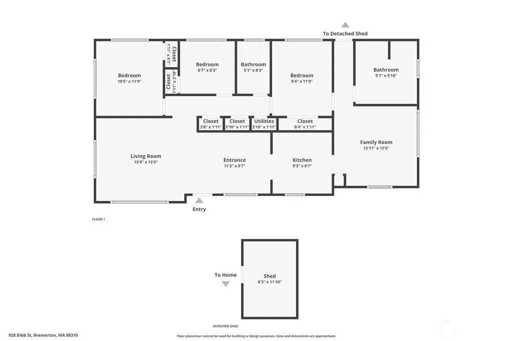 928 Dibb Street Bremerton WA 98310