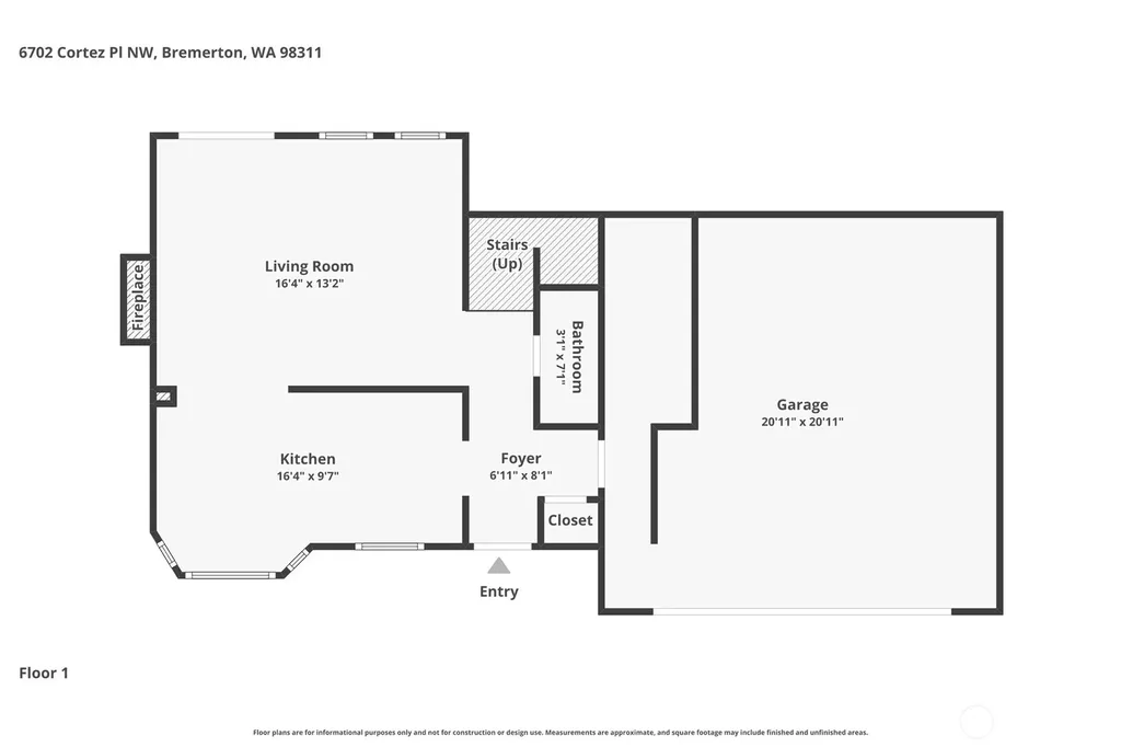 6702 Cortez Place NW Bremerton WA 98311